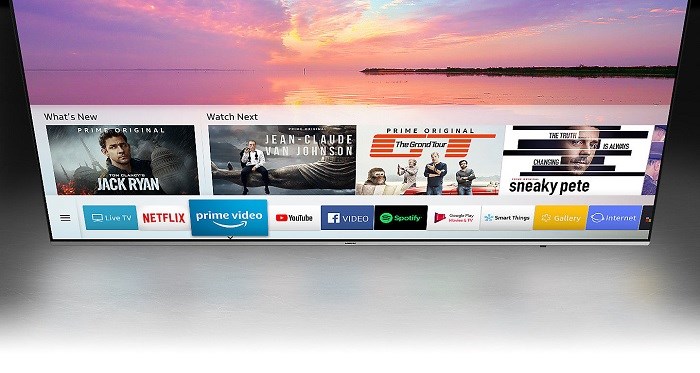 Samsung UE49NU8002 chytré funkce a OS Tizen